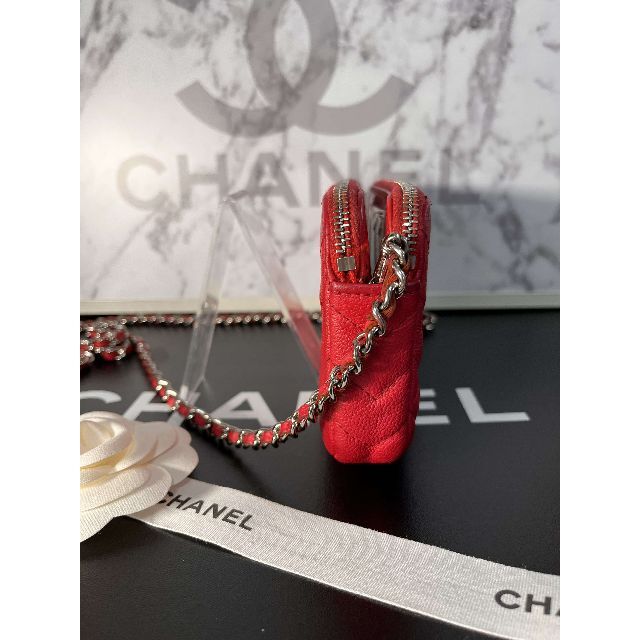 CHANEL - ☆正規超美品☆シャネル チェーンウォレット Vステッチ