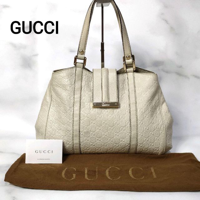 GUCCIハンドバッグ トートバッグ シマ