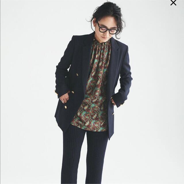 見事な MACPHEE TOMORROWLANDダブルブレストジャケット紺ブレ