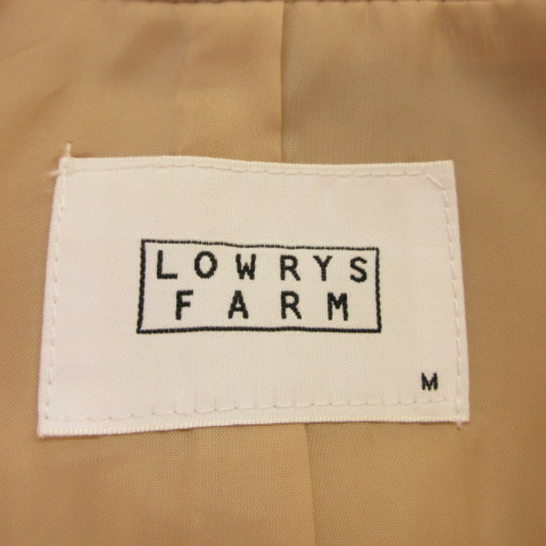 LOWRYS FARM(ローリーズファーム)のローリーズファーム LOWRYS FARM ノーカラーコート ロング 長袖 M レディースのジャケット/アウター(その他)の商品写真