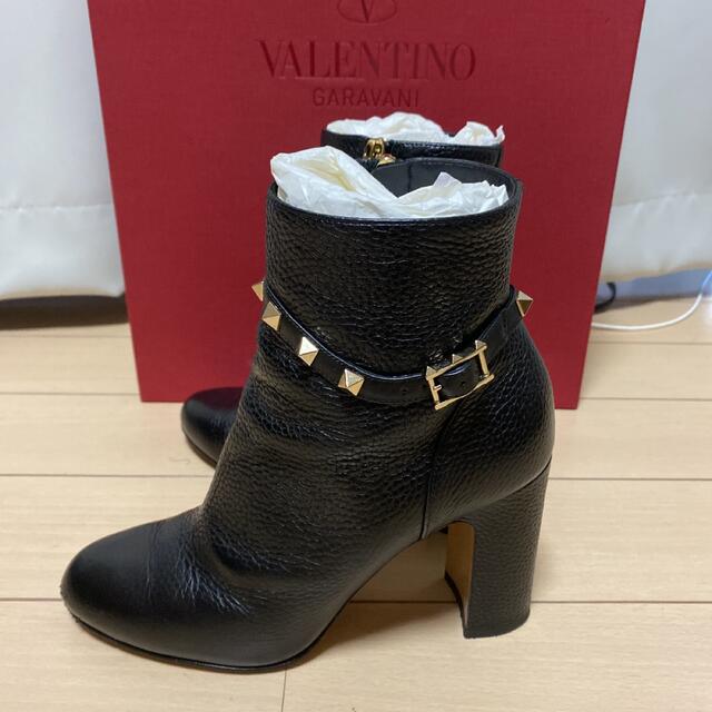 ヴァレンティノ VALENTINO ブーツ スタッズ アンクルブーツ