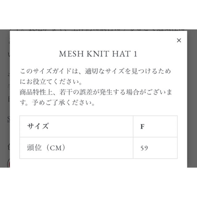 ISSEY MIYAKE(イッセイミヤケ)の新品未使用　CFCL MESH KNIT HAT 1 バケットハット レディースの帽子(ハット)の商品写真