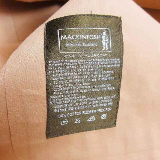 MACKINTOSH(マッキントッシュ)のマッキントッシュ ゴム引き ステンカラーコート ラバー ライズド コート 34 レディースのジャケット/アウター(その他)の商品写真