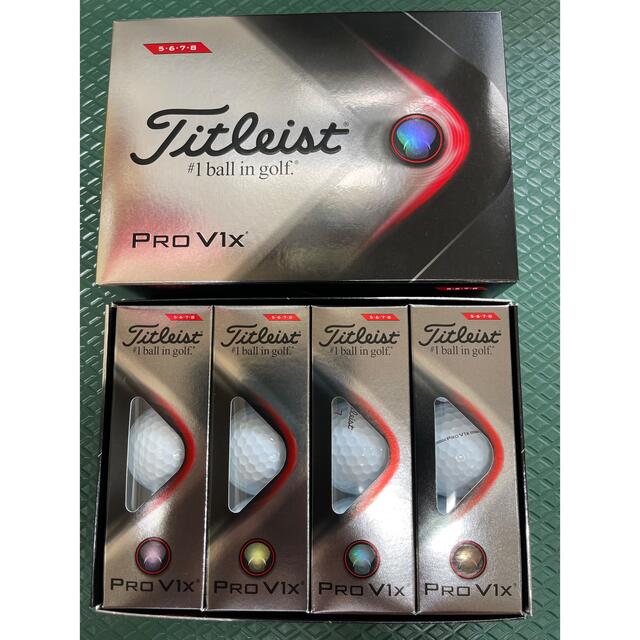 Titleist(タイトリスト)のTitleist PRO v1x  タイトリストプロv1x スポーツ/アウトドアのゴルフ(その他)の商品写真