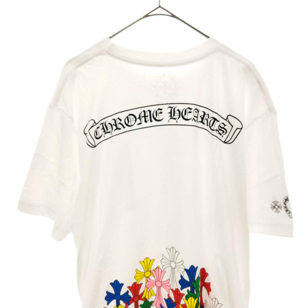 最新 Chrome Hearts ホワイト カットソ- 半袖Tシャツ マルチセメタリー