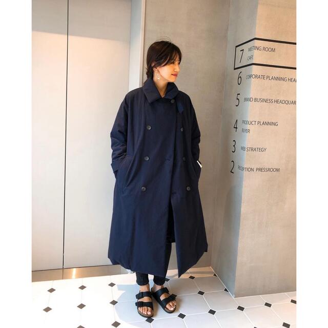 東原亜希 西川ダウン トレンチダウン ナノユニバース
