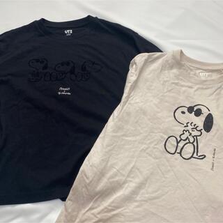 2枚セット　ユニクロ　コラボ　長場雄　スヌーピー　tシャツ(Tシャツ(半袖/袖なし))