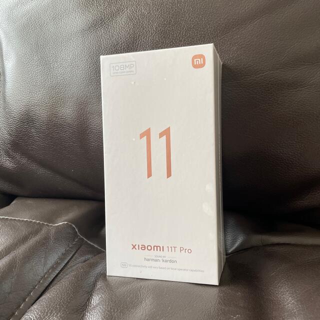 Xiaomi 11 T Pro 8 GB 128 GB セレスティアルブルースマホ/家電/カメラ