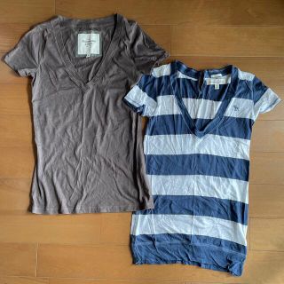 2枚セット★アバクロンビー&フィッチ カットソー(Tシャツ(半袖/袖なし))