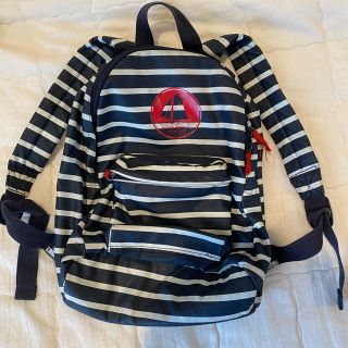 プチバトー(PETIT BATEAU)のプチバトー　ボーダー　防水　リュック　バッグ　キッズ　(リュックサック)