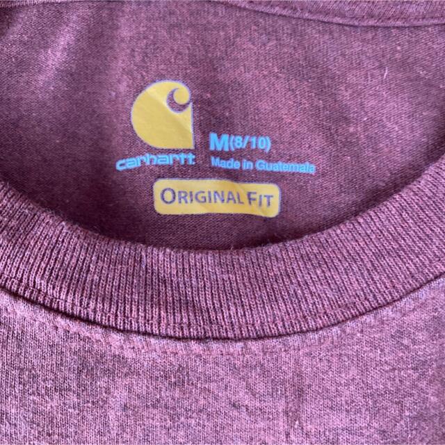 carhartt(カーハート)の美品　レア　carhartt カーハート　ガールズ　Tシャツ　USA古着 古着 キッズ/ベビー/マタニティのキッズ服男の子用(90cm~)(Tシャツ/カットソー)の商品写真