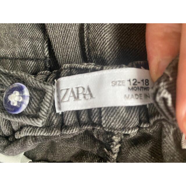 ZARA KIDS(ザラキッズ)のオーバーオール サロペット デニム　ZARA kids 86cm 12-18m キッズ/ベビー/マタニティのベビー服(~85cm)(パンツ)の商品写真