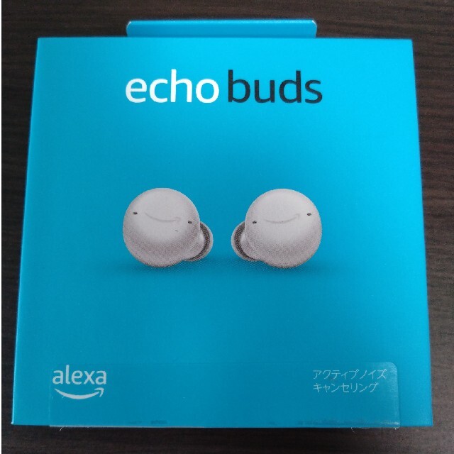 ECHO(エコー)の【新品未使用品】echo buds スマホ/家電/カメラのオーディオ機器(ヘッドフォン/イヤフォン)の商品写真