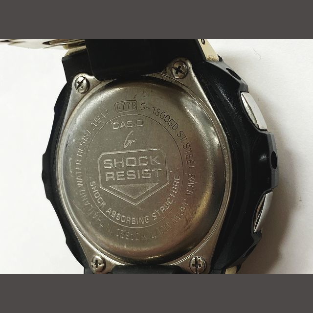 CASIO G-SHOCK トレジャーゴールド ステンレス デジアナ 腕時計