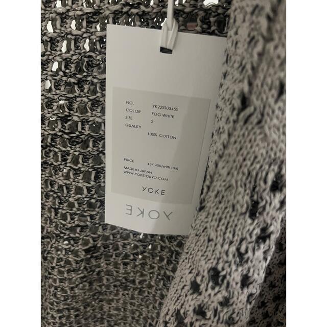 YOKE 22ss / MESHED KNIT CARDIGAN メンズのトップス(カーディガン)の商品写真