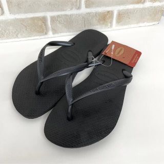 ハワイアナス(havaianas)のハワイアナス サンダル ブラック 35-36 23cm havaianas(ビーチサンダル)