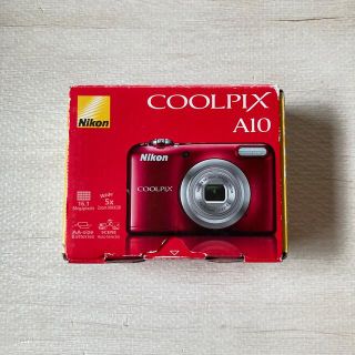 ニコン(Nikon)の【未使用】Nikon COOLPIX A10 RED(コンパクトデジタルカメラ)