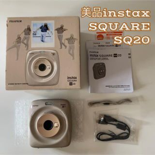 フジフイルム(富士フイルム)の美品　FUJI FILM instax INSTAX SQUARE SQ 20(フィルムカメラ)