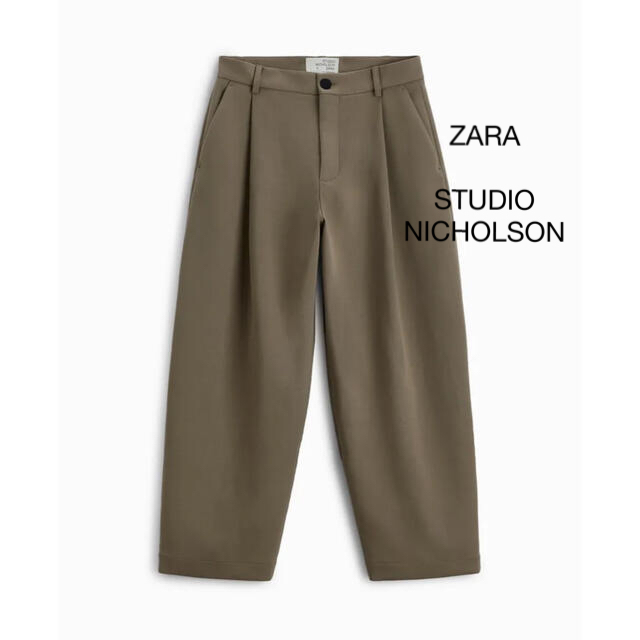 スラックスZARA スタジオニコルソン　プリーツパンツ　EU42