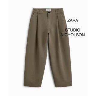 ザラ(ZARA)のZARA STUDIO NICHOLSON プリーツパンツ　ザラ　ニコルソン(スラックス)