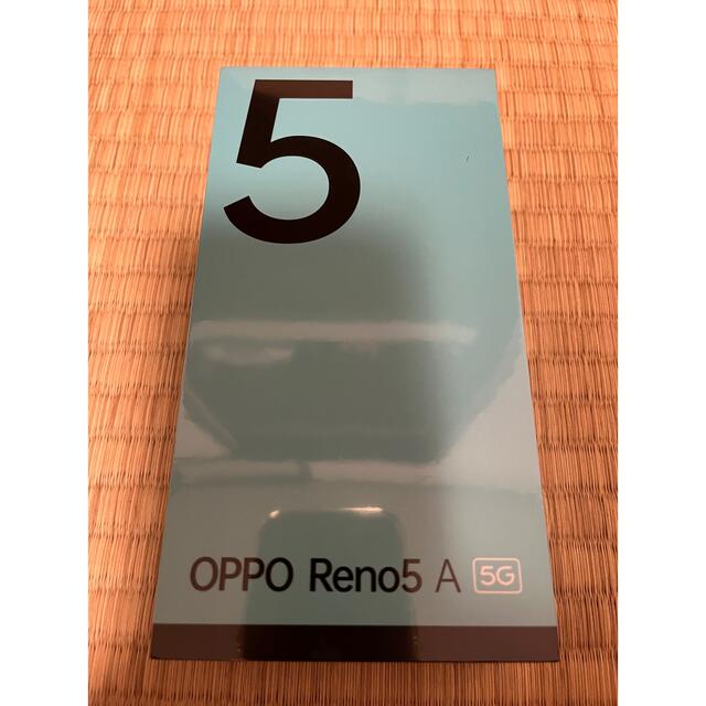 新品未開封 OPPO reno 5a A103OPアイスブルー simフリー
