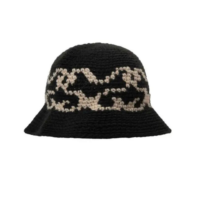 Stussy Knit Bucket Hat black ニットバケットハット