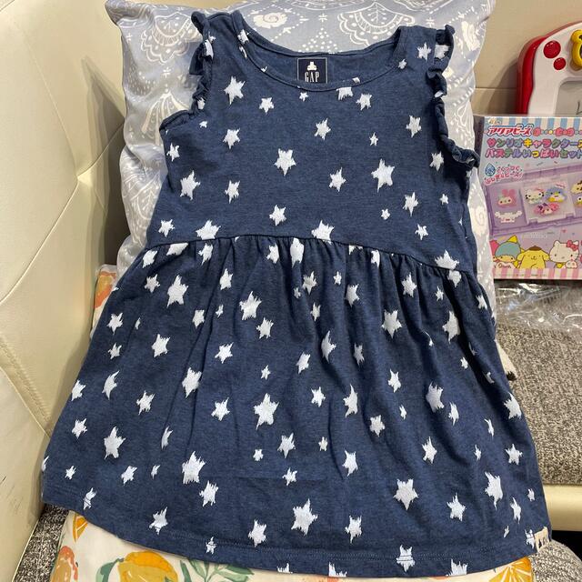 GAP(ギャップ)のrisaさま専用！GAP♡ノースリーブチュニック✨110 キッズ/ベビー/マタニティのキッズ服女の子用(90cm~)(Tシャツ/カットソー)の商品写真