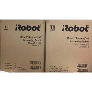 アイロボット(iRobot)の新品未使用　ルンバe5 2台セット(掃除機)