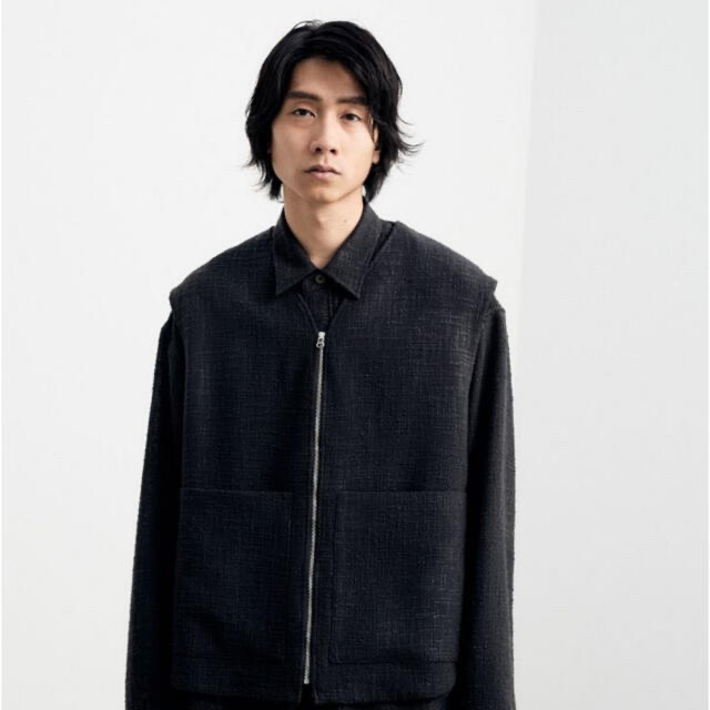 LIDNM LIGHT TWEED シャツ ベスト2セット - www.sorbillomenu.com