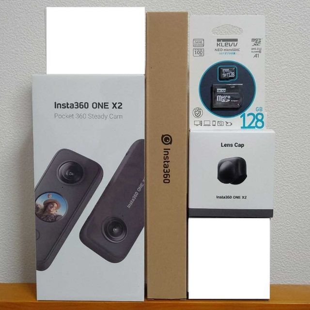 新版 【おまけ多数】Insta360 ONE X2 ビデオカメラ