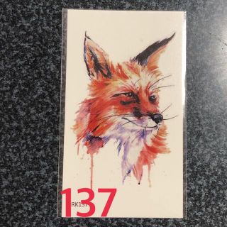 即購入OKミニ☆タトゥーシール☆137🦊キツネ(その他)