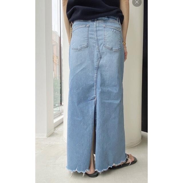 GOOD GRIEF グッドグリDENIM LONG SK with Chain