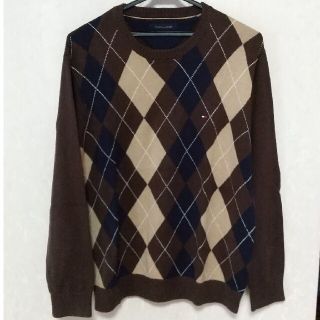 トミーヒルフィガー(TOMMY HILFIGER)のお取り置き☆トミーヒルフィガー アーガイルニット(ニット/セーター)