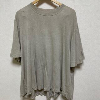 ビショップ(Bshop)のunfil フレンチリネンジャージーフレアTシャツ(Tシャツ/カットソー(半袖/袖なし))