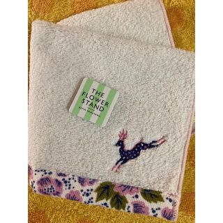 ケイタマルヤマ(KEITA MARUYAMA TOKYO PARIS)のケイタマルヤマ　タオルハンカチ　鹿刺繍(ハンカチ)