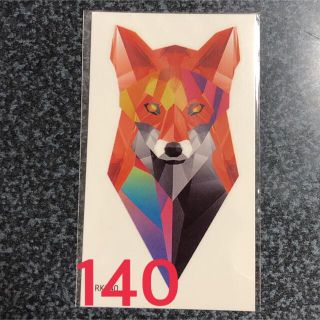 即購入OKミニ☆タトゥーシール☆140🦊キツネ？🐕イヌ？(その他)