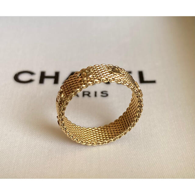 CHANEL(シャネル)のシャネル❤️ヴィンテージ エタニティ メッシュ リング レディースのアクセサリー(リング(指輪))の商品写真