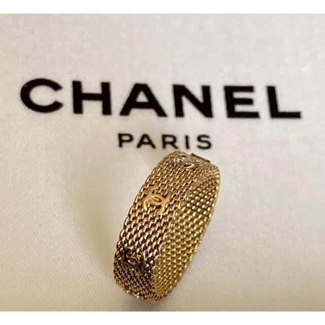 CHANEL(シャネル)のシャネル❤️ヴィンテージ エタニティ メッシュ リング レディースのアクセサリー(リング(指輪))の商品写真