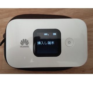 ファーウェイ(HUAWEI)のHUAWEI E5577S SIMフリー モバイルwi-fiルーター ホワイト(その他)