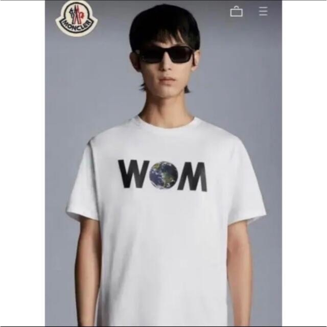 新品 モンクレール moncler 白 Tシャツ ホワイト - Tシャツ/カットソー ...