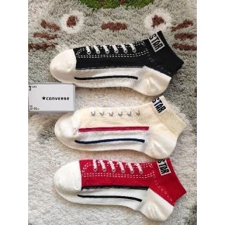 コンバース(CONVERSE)のCONVERSE 靴下 23~25cm ソックス 3足セット(ソックス)