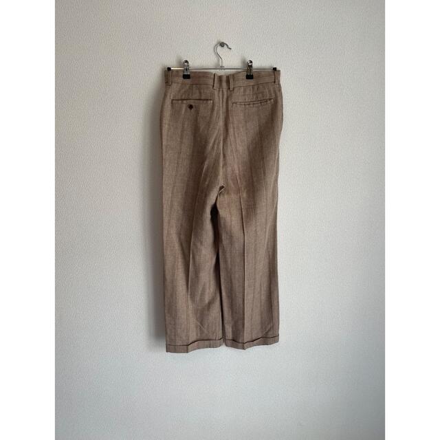 AURALEE(オーラリー)のLINEN WOOL SILK SHARK SKINSLACKS AURALEE メンズのパンツ(スラックス)の商品写真