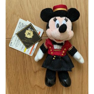 ディズニー(Disney)のホテルミラコスタ限定ミニーぬいぐるみバッジキーホルダー東京ディズニーシー(キャラクターグッズ)