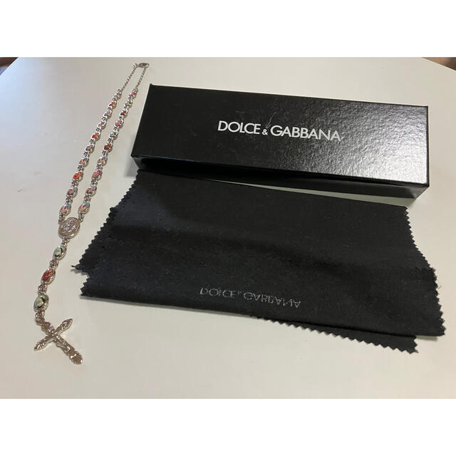 未使用タグ付き DOLCE\u0026GABBANA ロザリオ ゴールド×ブラック