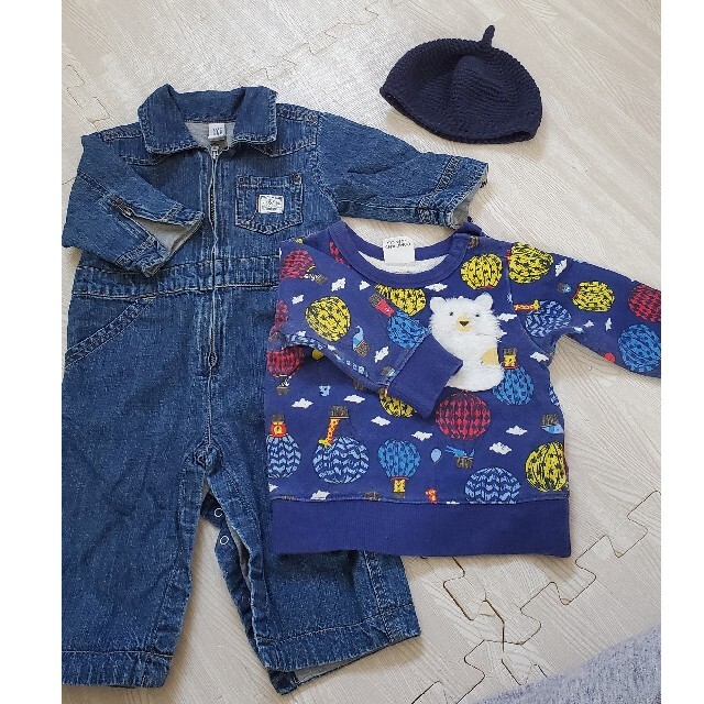 Bit'z(ビッツ)のまとめ売り　70 帽子おまけ　GAP　 キッズ/ベビー/マタニティのベビー服(~85cm)(ロンパース)の商品写真