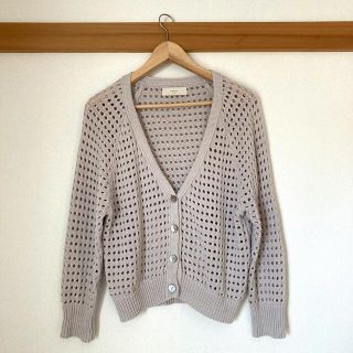 ビーミング ライフストア バイ ビームス(B:MING LIFE STORE by BEAMS)のB:MING 透かし編みカーディガン(カーディガン)