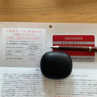 高島屋　株主優待カード　限度額３０万円(ショッピング)