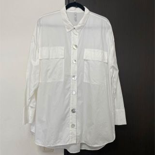 ザラ(ZARA)のZARA シェルボタンワンピース♡(シャツ/ブラウス(長袖/七分))