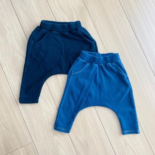 ムジルシリョウヒン(MUJI (無印良品))の無印良品 男の子 女の子 ベビーパンツ サルエルパンツ まとめ売り(パンツ)