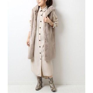 スピックアンドスパン(Spick & Span)のSpick & Span 【2020A/W】ヴィンテージサブレシャツワンピース(ロングワンピース/マキシワンピース)